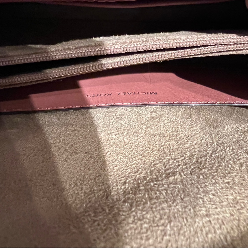 Michael Kors Medium Royal Pink Crossbody Bag with Silver Studs - Picture 6 of 8